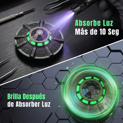 Spinner OVNI fluorescente