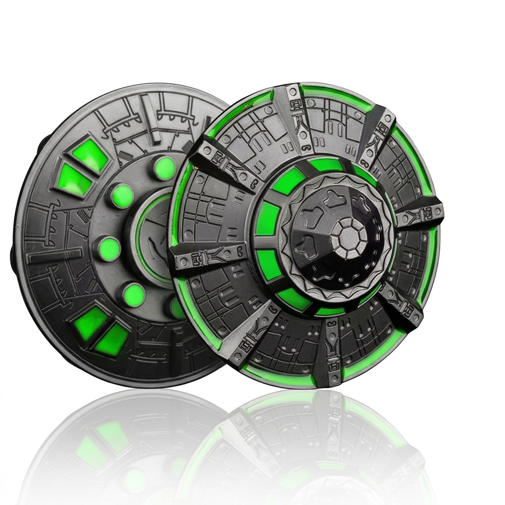 Spinner OVNI fluorescente